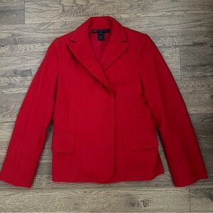 NWOT$228 Marc by Marc Jacobs wool jacket, coat XS, fits 2-4, Red